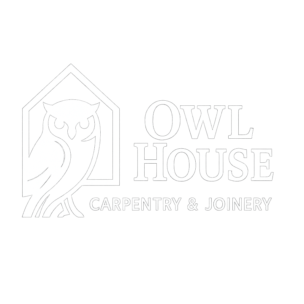 owlhousecarpentryandjoinery logo white